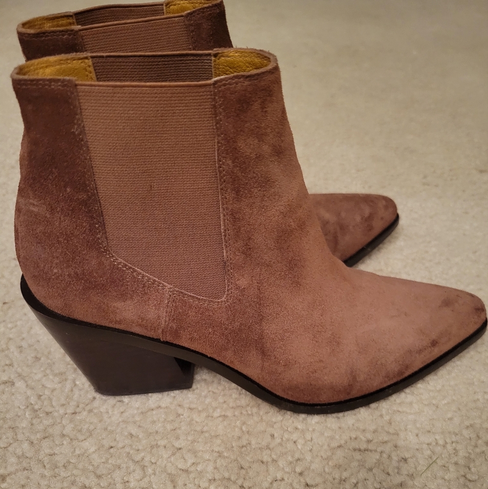 Rag & Bone Suede Ankle Booties. Size 38